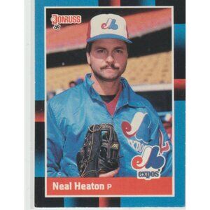 1988 Neil Heaton Donruss Error / Wrong Birthplace Variation